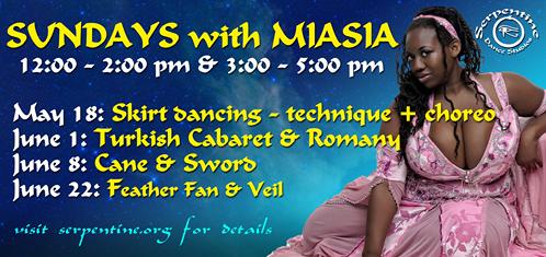 Miasia Workshop dates
